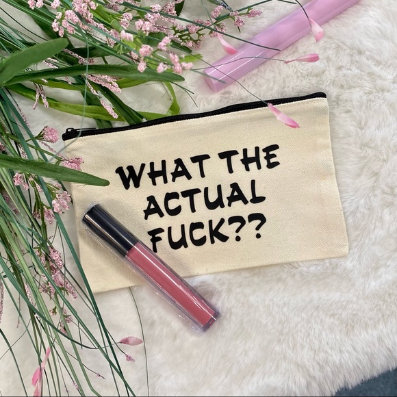 New canvas zip makeup case pouch zipper bag accessories *YOU CHOOSE* - Picture 12 of 13